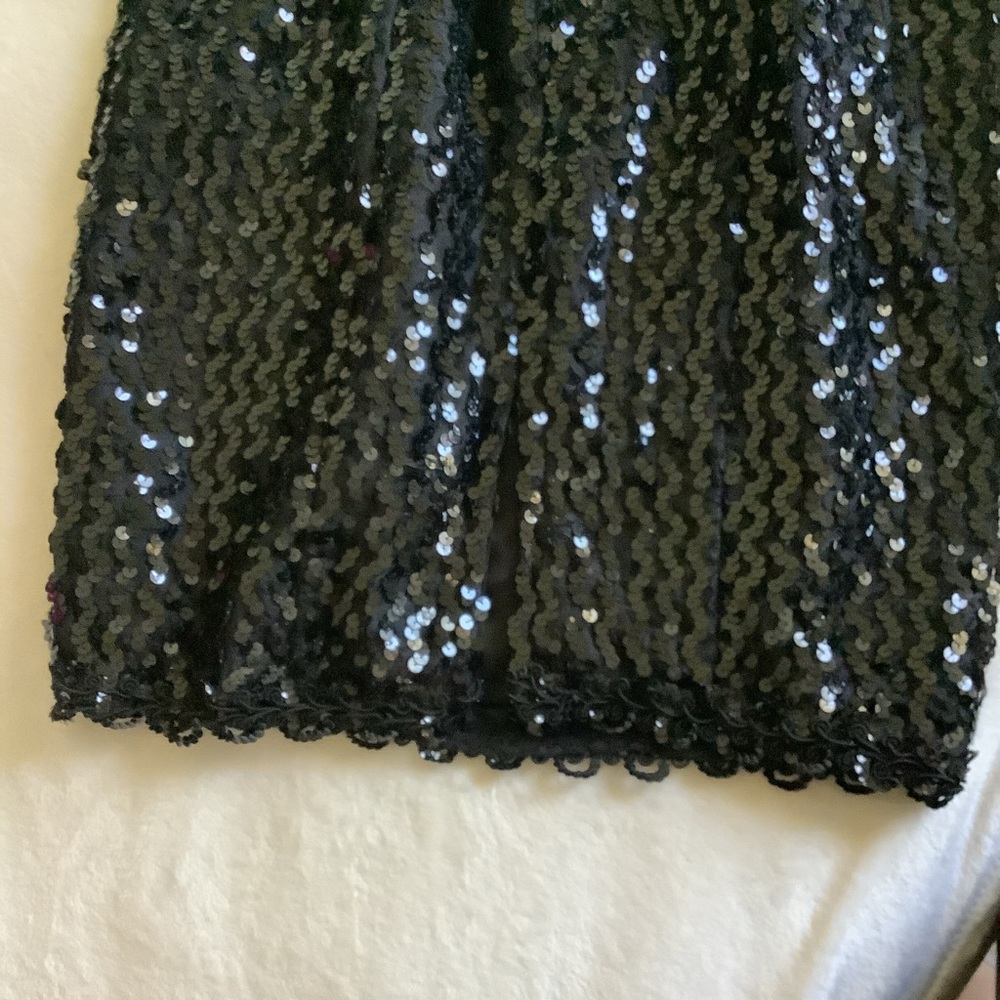 Formal Black Sequin Cocktail Dress - Picture 16 of 16